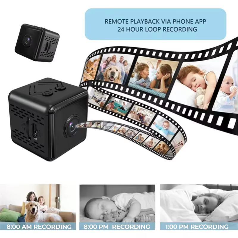 UltraMini 4K WiFi Security Cam – Watch What Matters, Anytime, Anywhere!